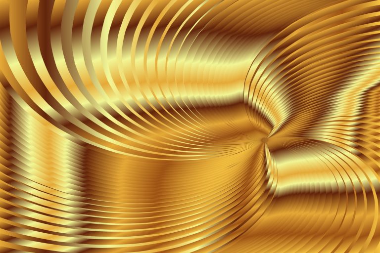 gold metal plate 5